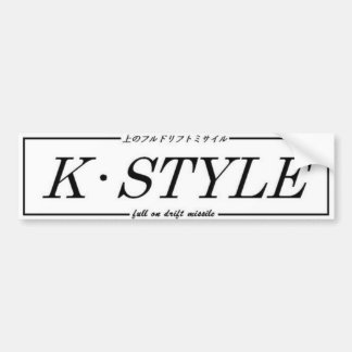 Autocollant intérieur de butoir de style de K