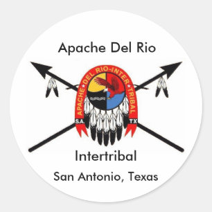 Autocollant intertribal Apache Del Rio de 3 pouces