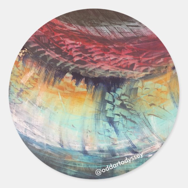 Autocollant inversé d'arc-en-ciel (Devant)