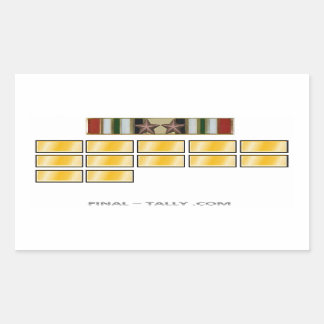 Autocollant Irak 12 mois avec l'étoile de campagne