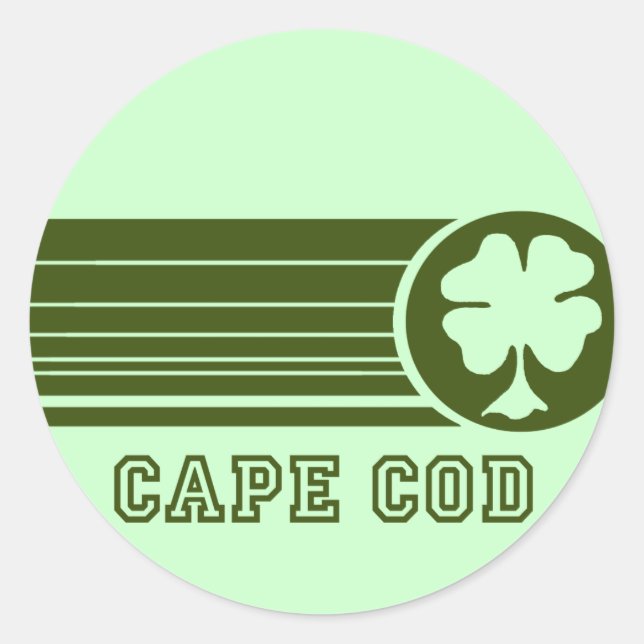 Autocollant irlandais de Cape Cod (Devant)