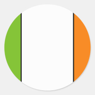 Autocollant irlandais de drapeau