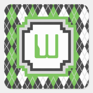 Autocollant Jacquard rétrogradé