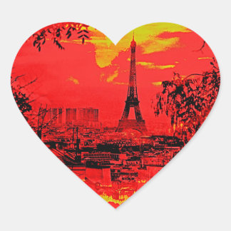 Autocollant   j'aime paris
