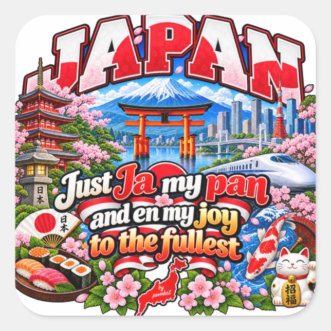 Autocollant Japon (Devant)