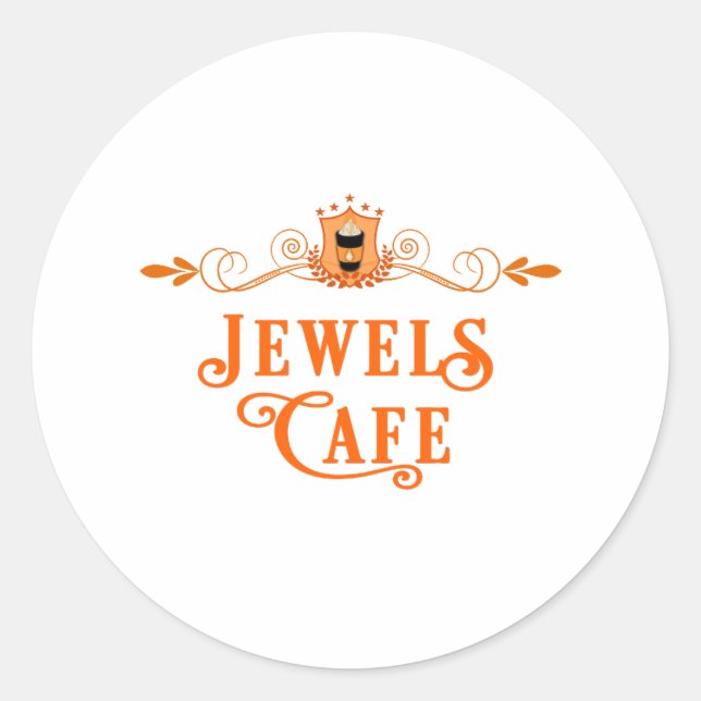 Autocollant Jewels Cafe (Devant)