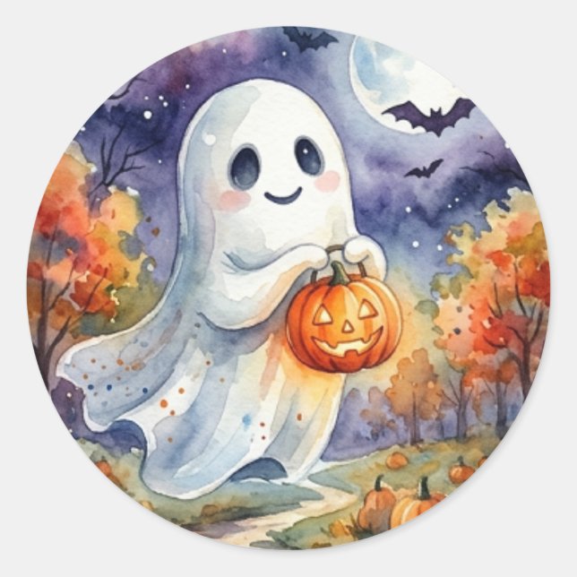 Autocollant Joyeux Halloween (Devant)