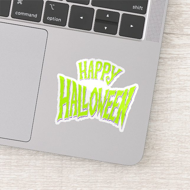 Autocollant joyeux halloween  (Détail)