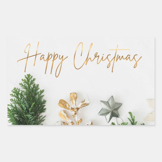 Autocollant Joyeux Noël (Devant)