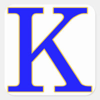 Autocollant K