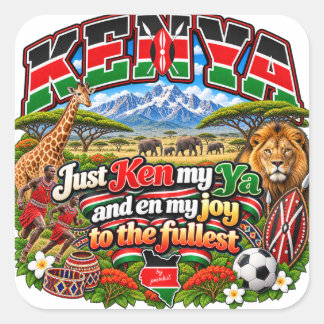 Autocollant Kenya