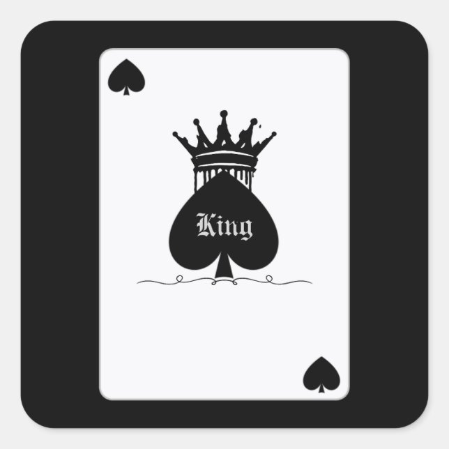 Autocollant King of Spades (Devant)