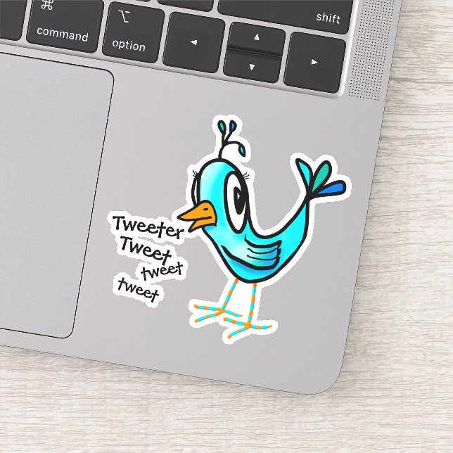 Autocollant KiniArt Chatty Little Bird (Détail)
