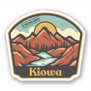 Autocollant Kiowa, Colorado