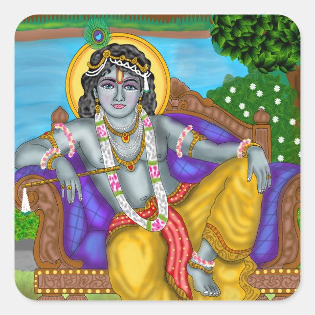 Autocollant Krishna (Devant)