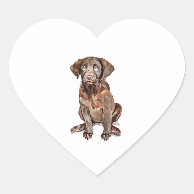 Autocollant Labrador Retriever (Devant)