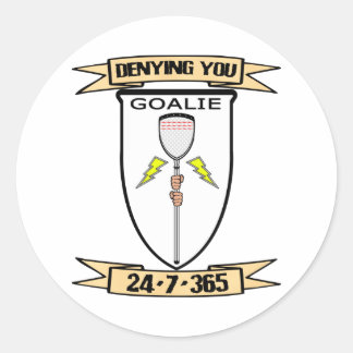 Autocollant Lacrosse Goalie DenyYou