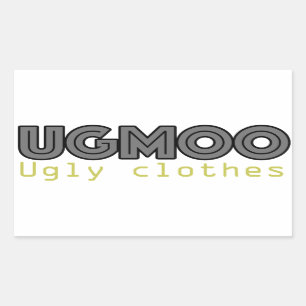 Autocollant laid de vêtements d'UGMOO