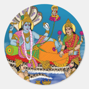Autocollant Lakshmi Narayan