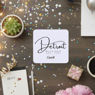 Autocollant Lavender Detroit Personnalisé