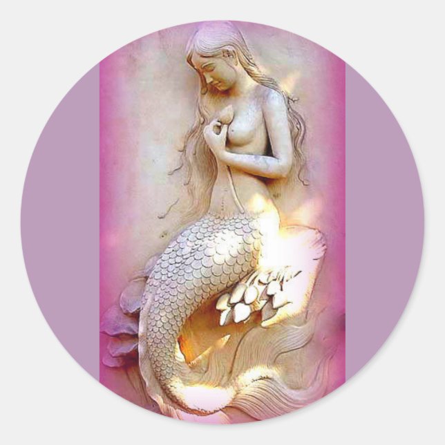 autocollant lavender mermaid (Devant)