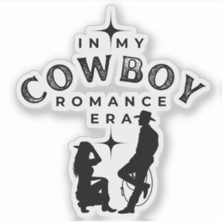 Autocollant lecteur Cowboy Romance Era Romance