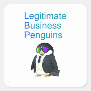 autocollant Legitimate Business Penguins