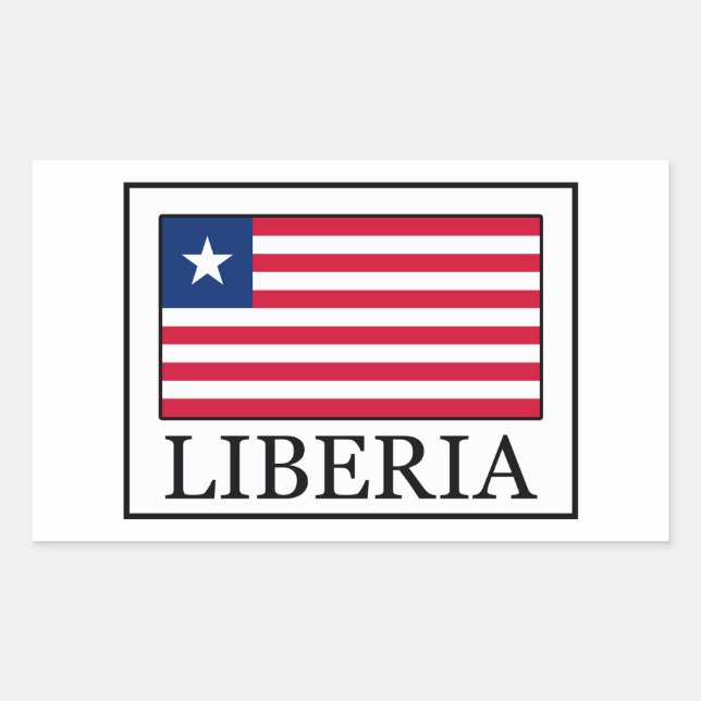 Autocollant Libéria (Devant)