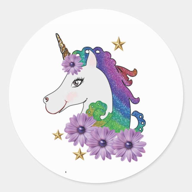 Autocollant Licorne (Devant)