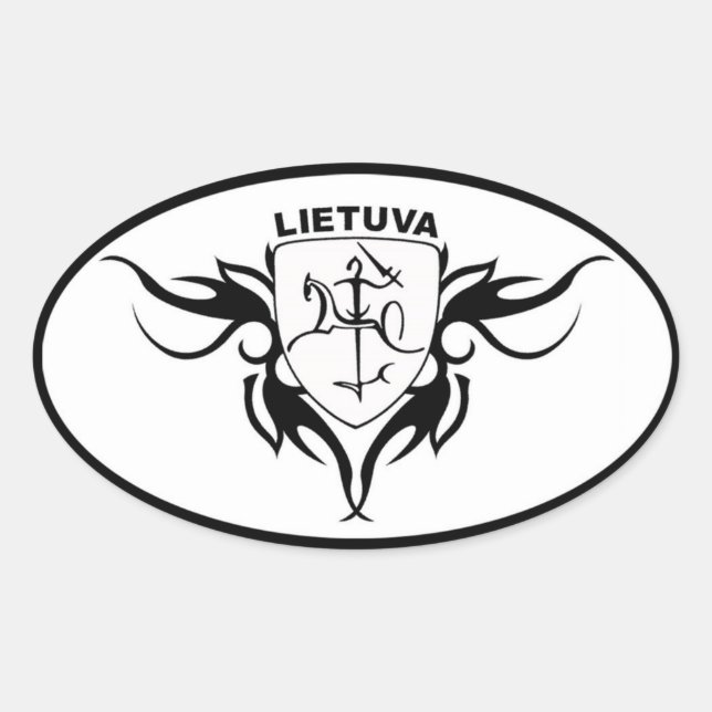 Autocollant Lietuva Vytis (Devant)