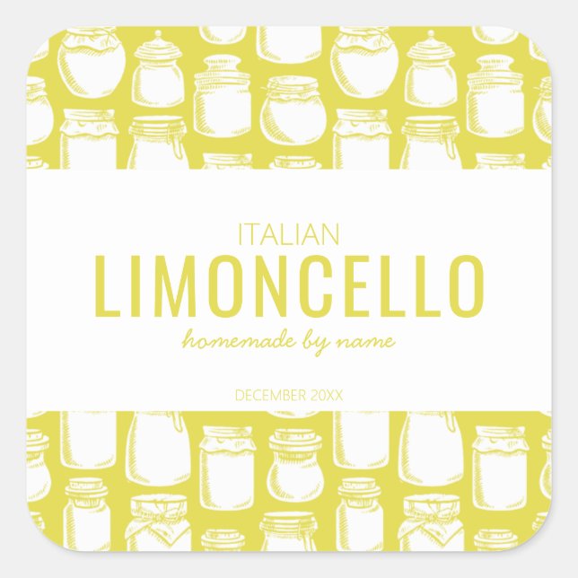 Autocollant Limoncello Maison (Devant)