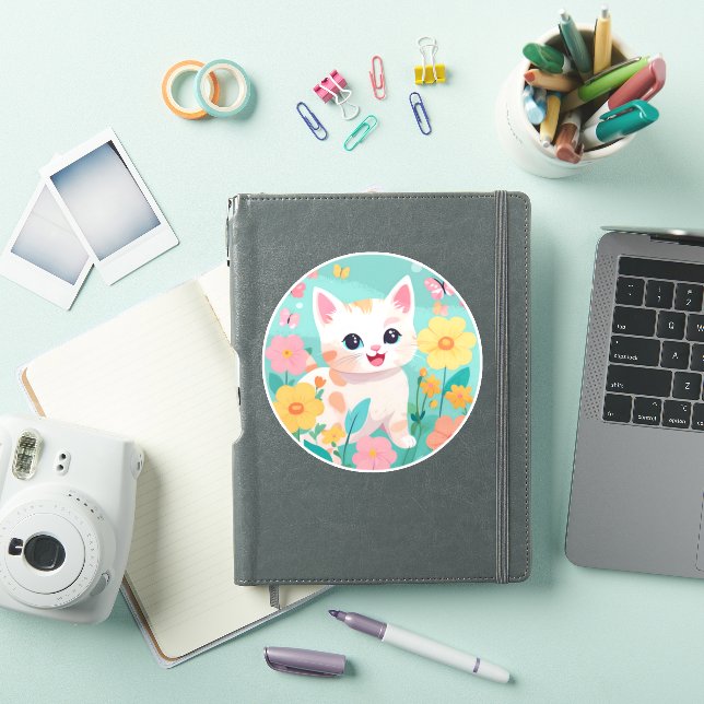 Autocollant Little Kitty (Couverture iPad)