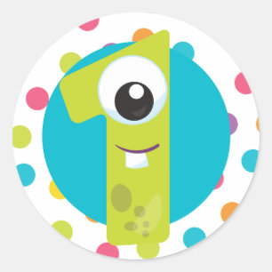 Autocollant Little Monster ONE