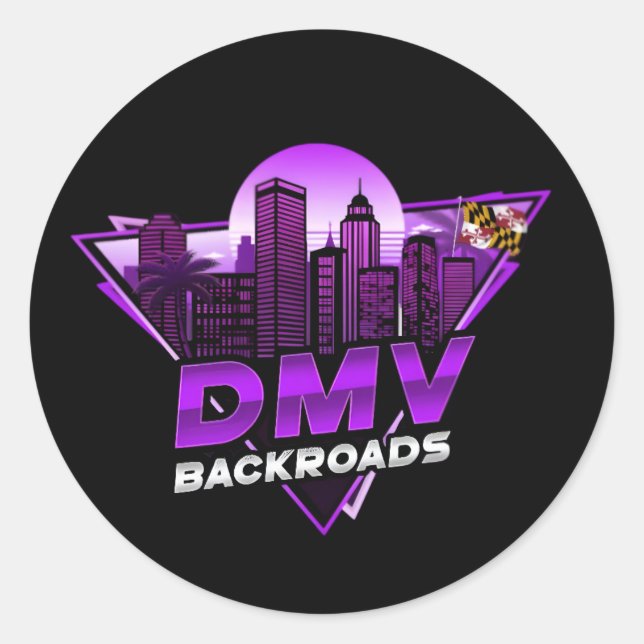 Autocollant Logo DMV Backroads (Devant)