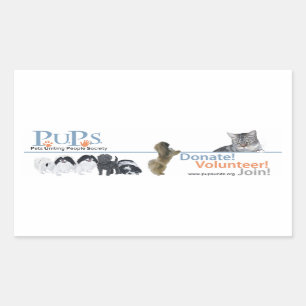 Autocollant Logo PUPP Pékinois