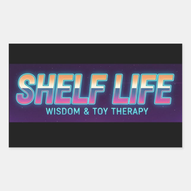 Autocollant Logo Shelf Life 2 (Devant)