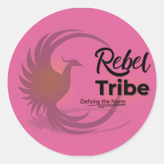 Autocollant Logo Tribe Rebelle Phoenix (Devant)