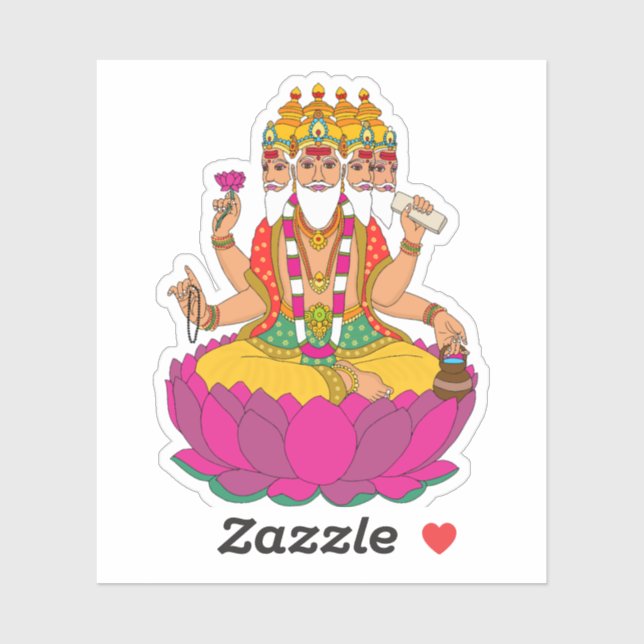 Autocollant Lord Brahma (Feuille)