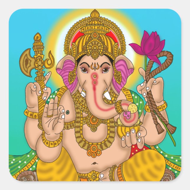 Autocollant Lord Ganesha (Devant)