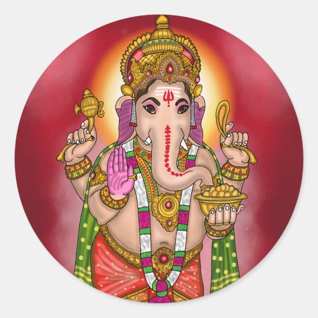 Autocollant Lord Ganesha (Devant)