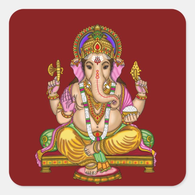 Autocollant Lord Ganesha (Devant)
