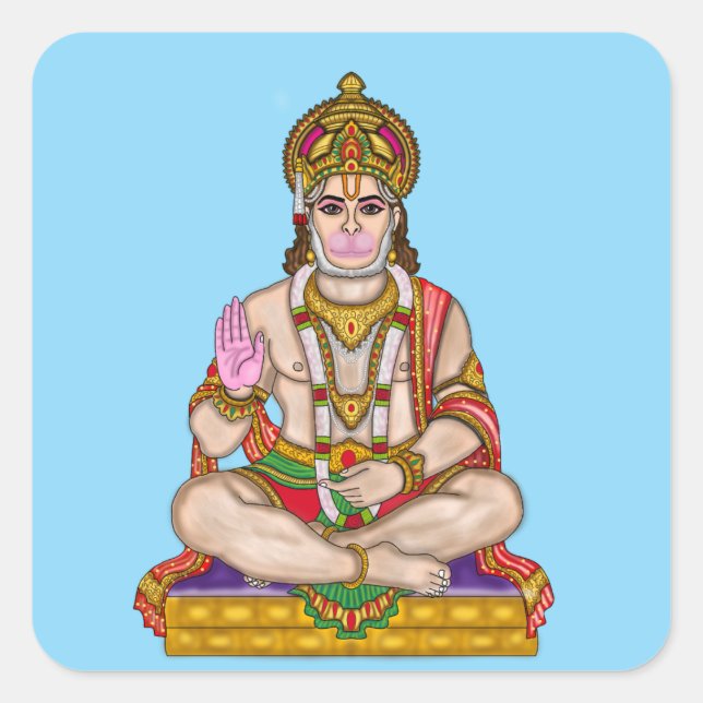 Autocollant Lord Hanuman (Devant)