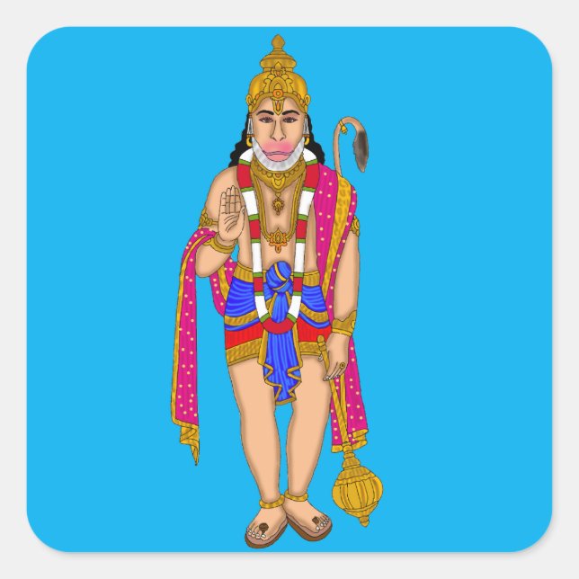 Autocollant Lord Hanuman (Devant)