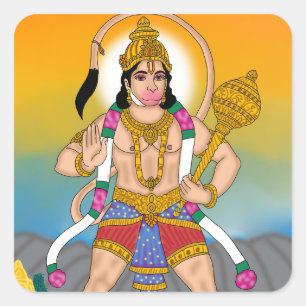 Autocollant Lord Hanuman