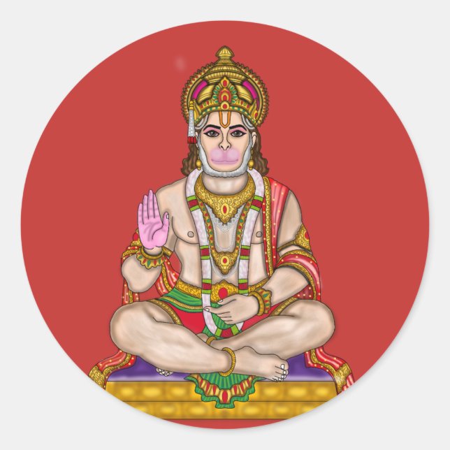 Autocollant Lord Hanuman (Devant)