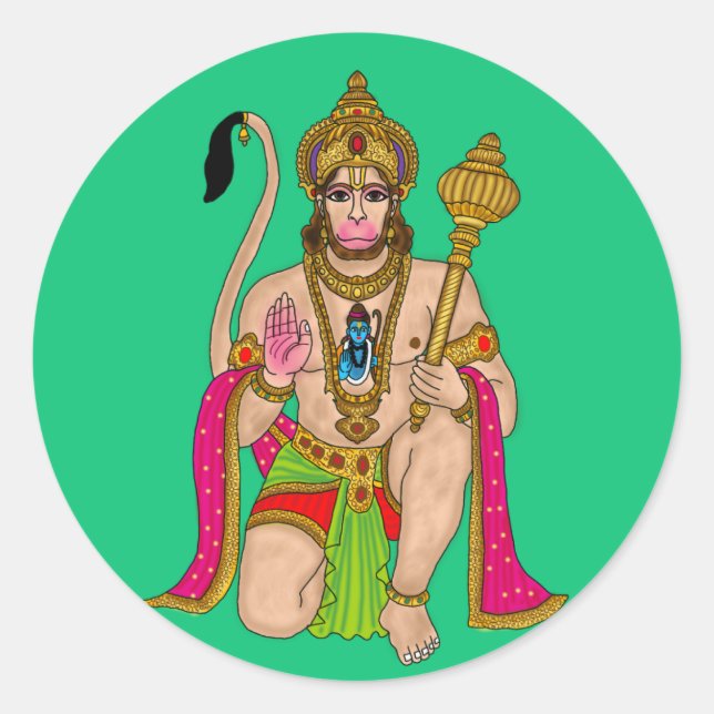 Autocollant Lord Hanuman (Devant)