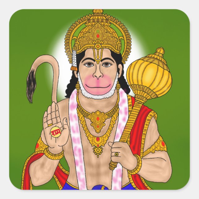 Autocollant Lord Hanuman (Devant)