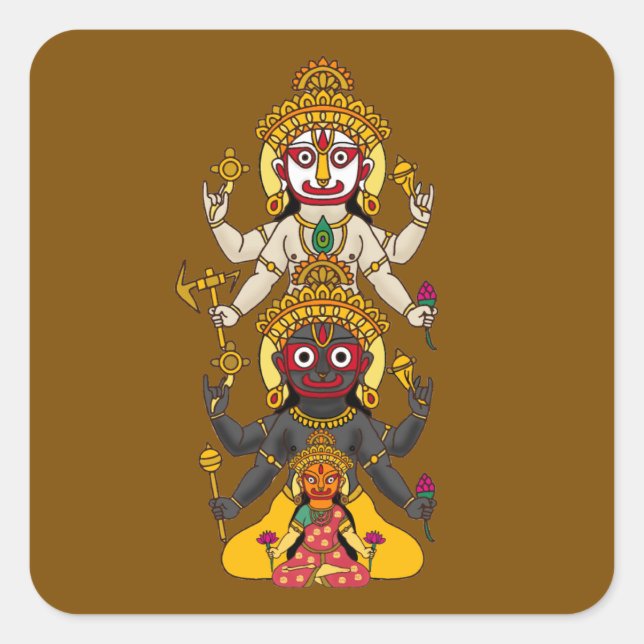 Autocollant Lord Jagannath  (Devant)