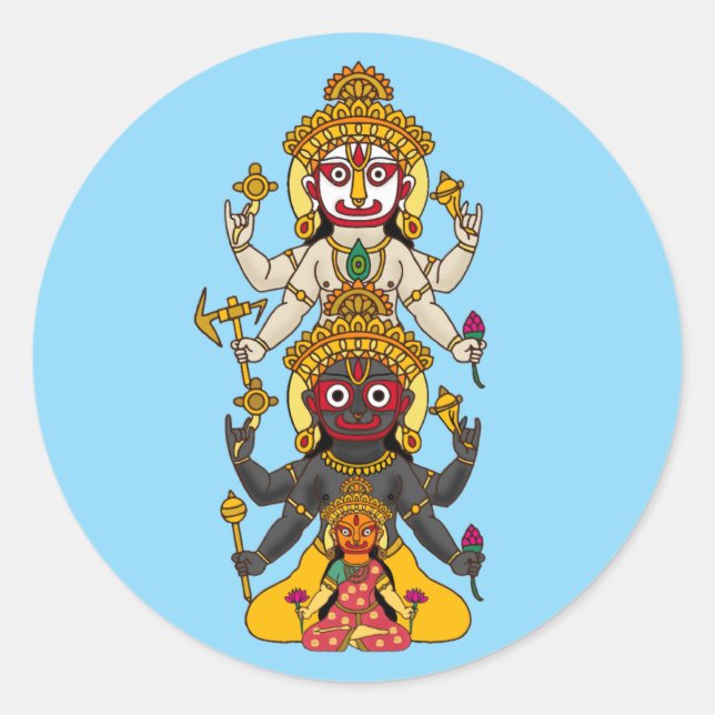 Autocollant Lord Jagannath  (Devant)