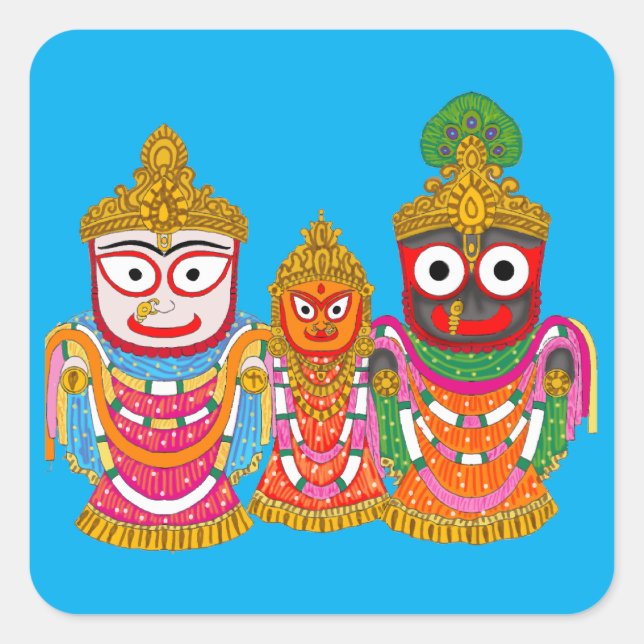 Autocollant Lord Jagannath (Devant)
